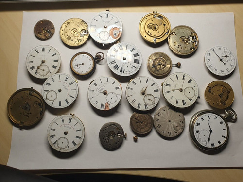 Vintage pokcet watch movements - pokcet,