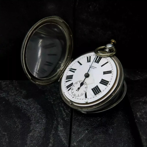 Antique silver gents stone - antique,